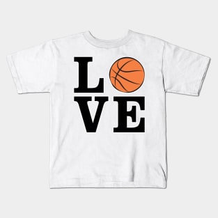 Love Basketball Kids T-Shirt